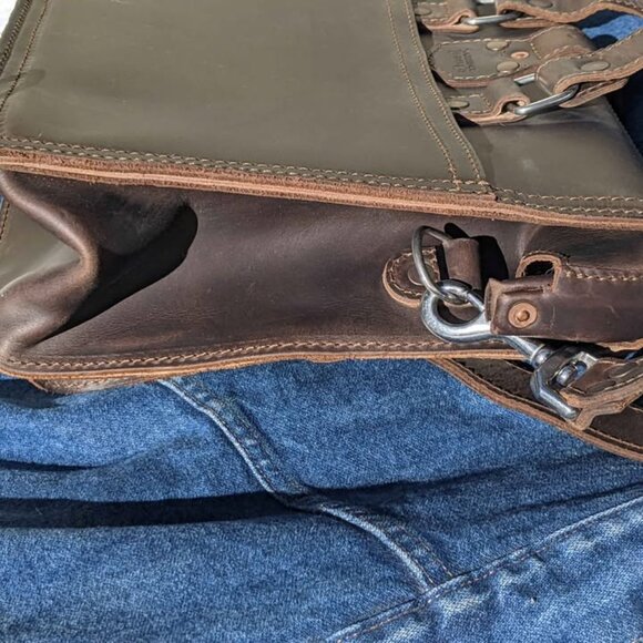 SBL Saddleback Leather, Flight Bag Leather Briefcase - Picture 3 of 8